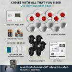 Caregiver Pager for Seniors with 6 Call Buttons