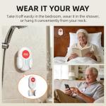 Wireless Caregiver Pager with Call Buttons for Seniors