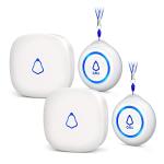 Wireless Caregiver Pager with Call Buttons and Receivers