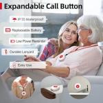 CallToU Wireless Caregiver Call Buttons - Waterproof