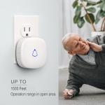 Wireless Caregiver Pager with Call Buttons and Receivers