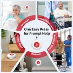 CallToU Wireless Caregiver Call Buttons - Waterproof