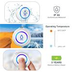 Wireless Caregiver Pager with Call Buttons and Receivers