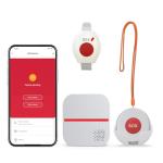 Senior Caregiver Pager with Waterproof Call Button