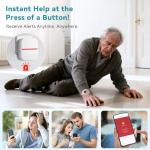 Senior Caregiver Pager with Waterproof Call Button