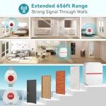 Senior Caregiver Pager with Waterproof Call Button