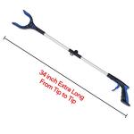 34 Inch Extra Long Grabber Tool with Rotating Jaw