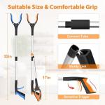 32" Foldable Grabber Tool - 2-Pack for Seniors