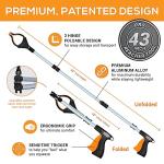 EZPIK 43" Foldable Grabber Tool for Seniors