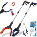 2-Pack 34" Grabber Reacher Tool for Seniors
