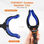 2-Pack 34" Grabber Reacher Tool for Seniors