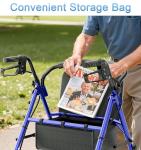 Folding Lightweight Rollator Walker for Seniors