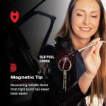 Magnetic Grabber Tool with LED Light, 27.7in