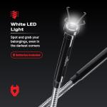 Magnetic Grabber Tool with LED Light, 27.7in