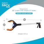 BirdRock Home 32-Inch Grabber Tool with LED Light