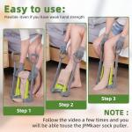 Compression Sock Aid with Replaceable Dressing Stick