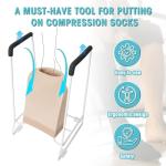 Sock Aid Tool for Compression Socks, Large Calves