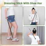 Compression Sock Aid with Replaceable Dressing Stick