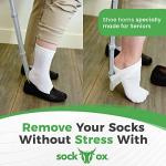 Sock Aid Device for Seniors with Shoe Horn
