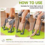 Compression Sock Aid with Silicone Mat for Seniors