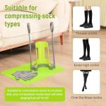 Compression Sock Aid with Silicone Mat for Seniors