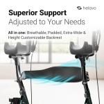 Helavo Extra Wide Bariatric Walker for Seniors