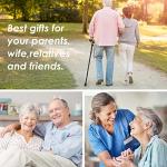 Lightweight Folding Cane for Seniors, Adjustable Height