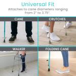 All-Terrain Metal Cane Tips for Ice (2 Pack)