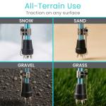 All-Terrain Metal Cane Tips for Ice (2 Pack)