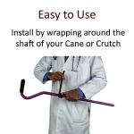 Cane Holder Clips - 3 Pack for Seniors