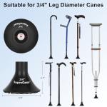 Heavy-Duty Non-Slip Cane Tips for Stability