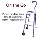 Cane Holder Clips - 3 Pack for Seniors