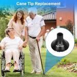Heavy-Duty Non-Slip Cane Tips for Stability