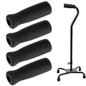 Foam Cane Handle Grip Replacement - 4 Pack
