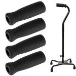 Foam Cane Handle Grip Replacement - 4 Pack