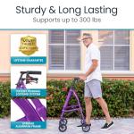 Vive Mobility Lightweight Folding Walker for Seniors