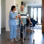 Heavy Duty 1-Inch Rubber Cane Tips - 4-Pack