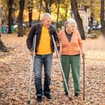 Heavy Duty 1-Inch Rubber Cane Tips - 4-Pack