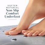 Power Grip Bathtub Safety Mat in Gray