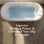 Power Grip Bathtub Safety Mat in Gray