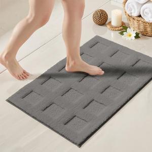 Non-Slip Soft Bathroom Rugs, Quick Dry 16" x 24