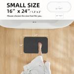 Non-Slip Quick-Dry Bath Mat - Dark Grey