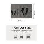 Non-Slip Soft Bathroom Rugs, Quick Dry 16" x 24