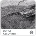Non-Slip Grey Bath Mat, Quick-Dry and Washable