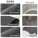 Non-Slip Quick-Dry Bath Mat - Dark Grey