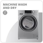 Non-Slip Grey Bath Mat, Quick-Dry and Washable