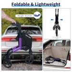 Lightweight Foldable 3 Wheel Walker for Seniors