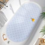 Non-Slip Bath Mat with Suction Cups - 27x15 Inch