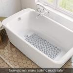 Non-Slip Soft Rubber Bath Mat with Suction Cups