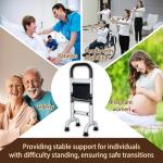 Adjustable Stand Assist Aid with Night Light